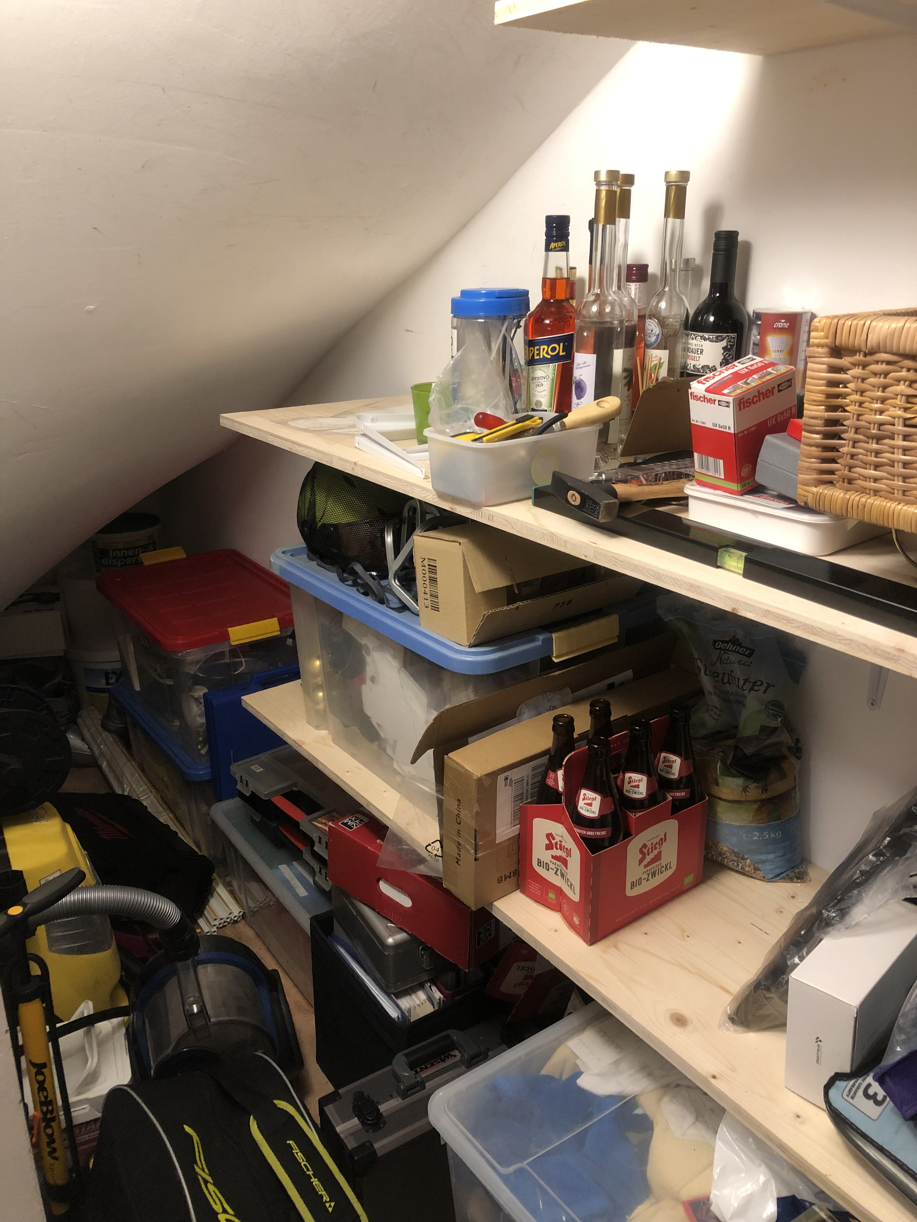 Dachboden vorher